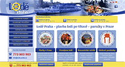 Desktop Screenshot of lode-praha.cz